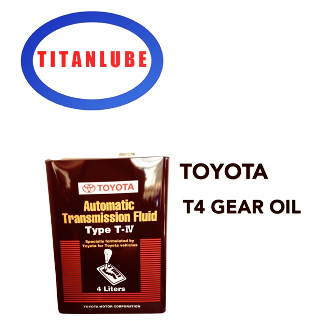 TOYOTA T4 GEAR OIL (4L) Shopee Malaysia
