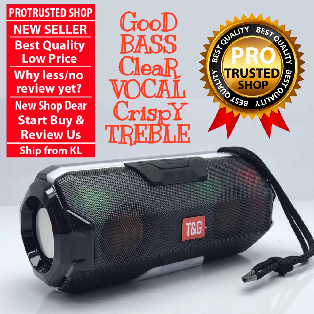 [✨425✨] Original T&G High Quality Bluetooth Speaker. Good Bass. Good Bluetooth Speaker.