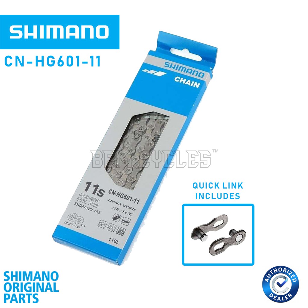Shimano SLX//105 CN-HG601-11 Chain 11 Speed 116 Links W// Quick Link