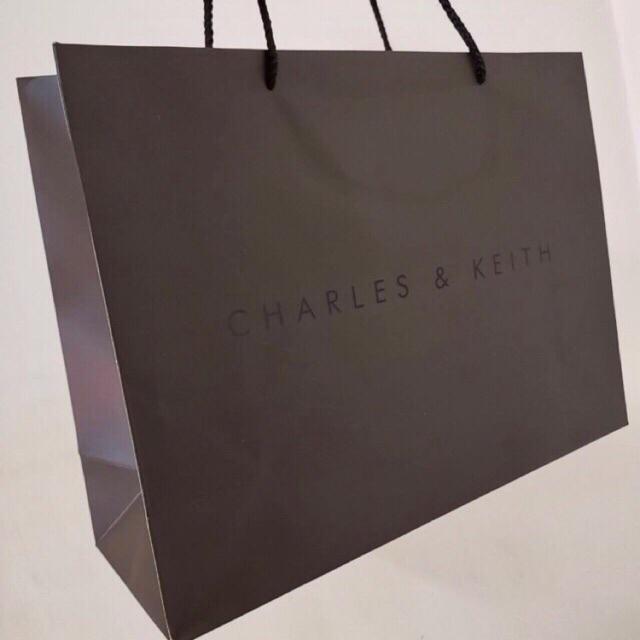 paper bag charles and keith