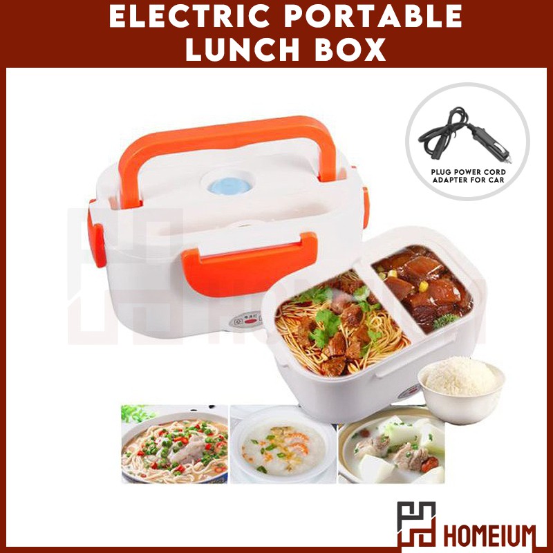 Electric Portable Lunch Box Food Container Warmer Cooker Heater Steamer