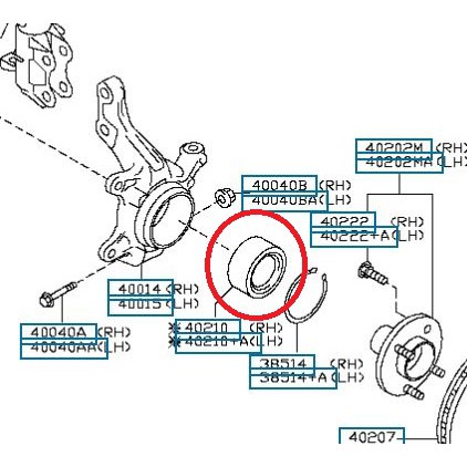 (ORIGINAL TAN CHONG PART) FRONT (DEPAN) WHEEL BEARING FOR ...