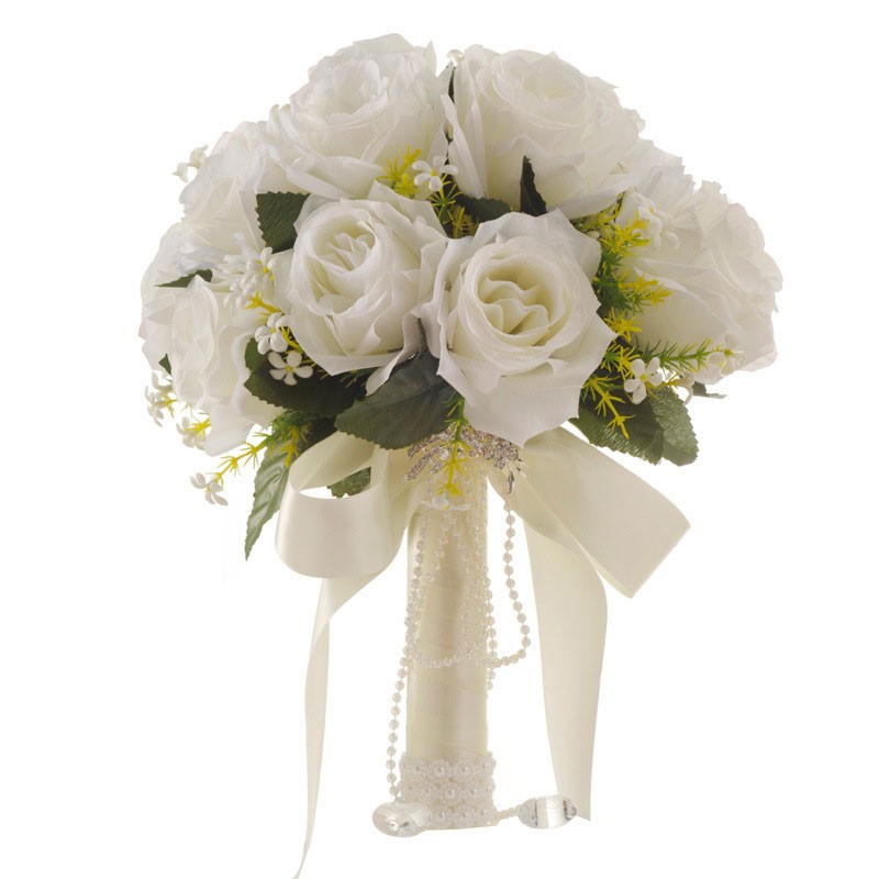 fake bridesmaid bouquets