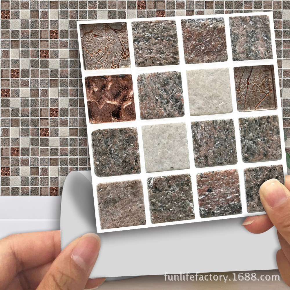 Premium Mosaic Kitchen Wallpaper Sticker  Waterproof  