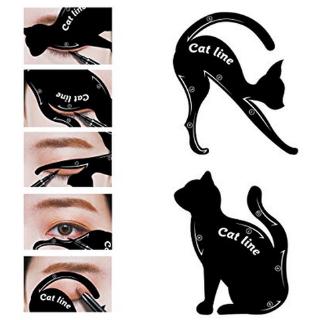 2 Pcs/Sheet New Cat Line Eye Makeup Eyeliner Stencils