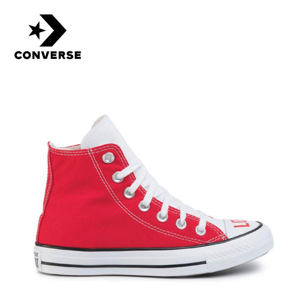 Converse Love Fearlessly Chuck Taylor All Star High - White/Red 567310C |  Shopee Malaysia