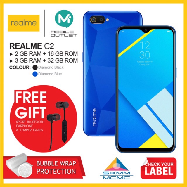 Realme C2 Specs Malaysia Unboxing Oppo Realme C2 Diamond