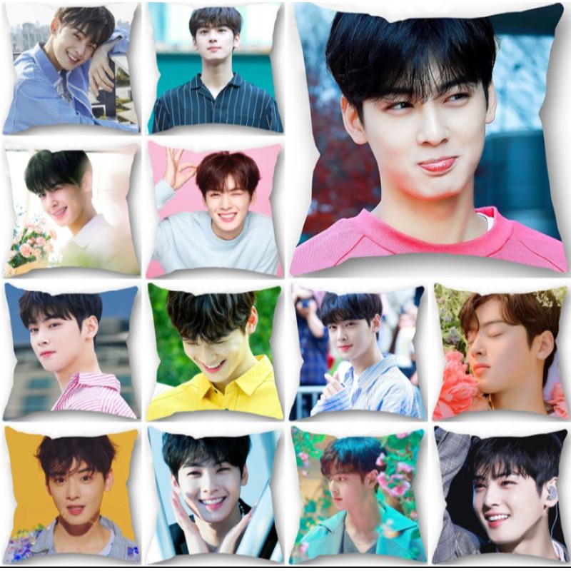 Bantal Viral 45x45cm K-pop Astro 아스트로 Cha EunWoo Bantal Korea 