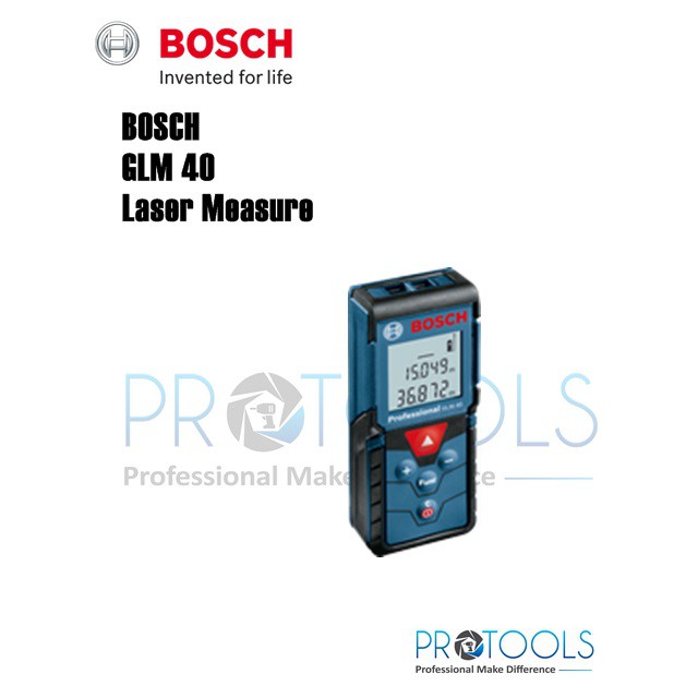 Bosch Glm40 Professional Laser Measure Shopee Malaysia