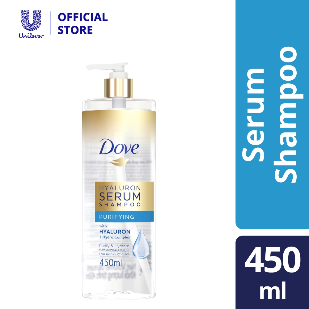 Dove Hyaluron Serum Shampoo Purifying 450ml Shopee Malaysia