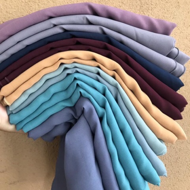 [PREMIUM][FREEGIFT] Tudung Bawal Chiffon Voile Bidang 45