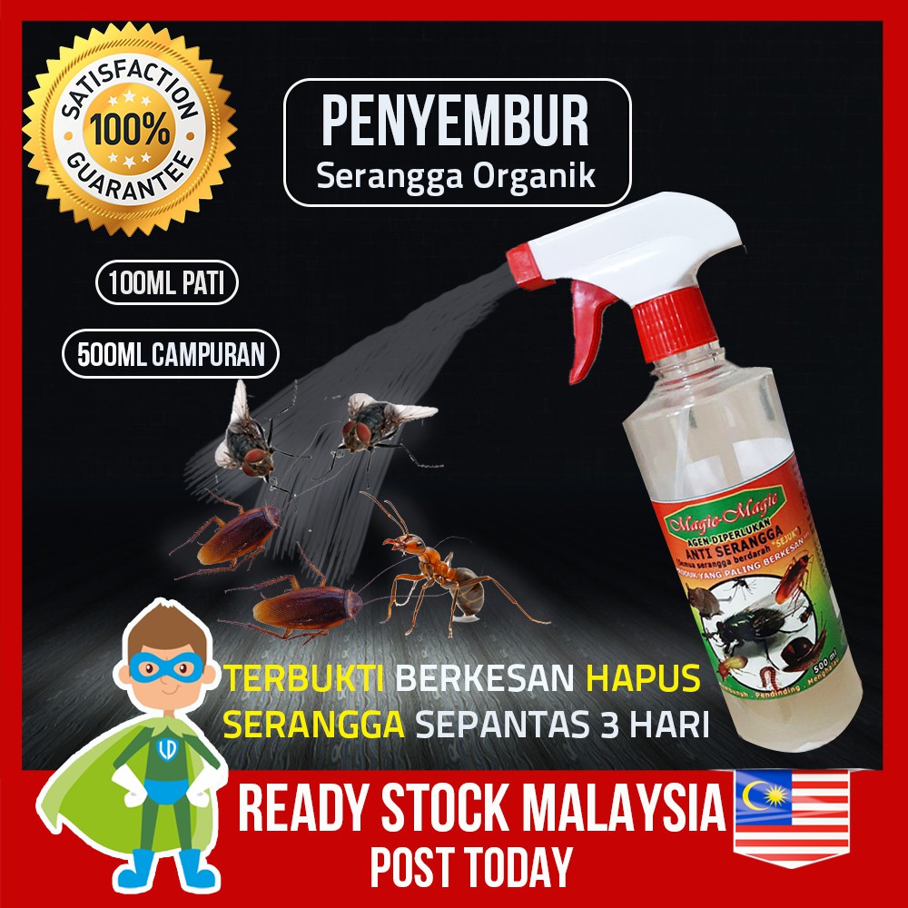 PATI MAGIC-MAGIC : Spray Serangga Magic Organik Ubat Semut 