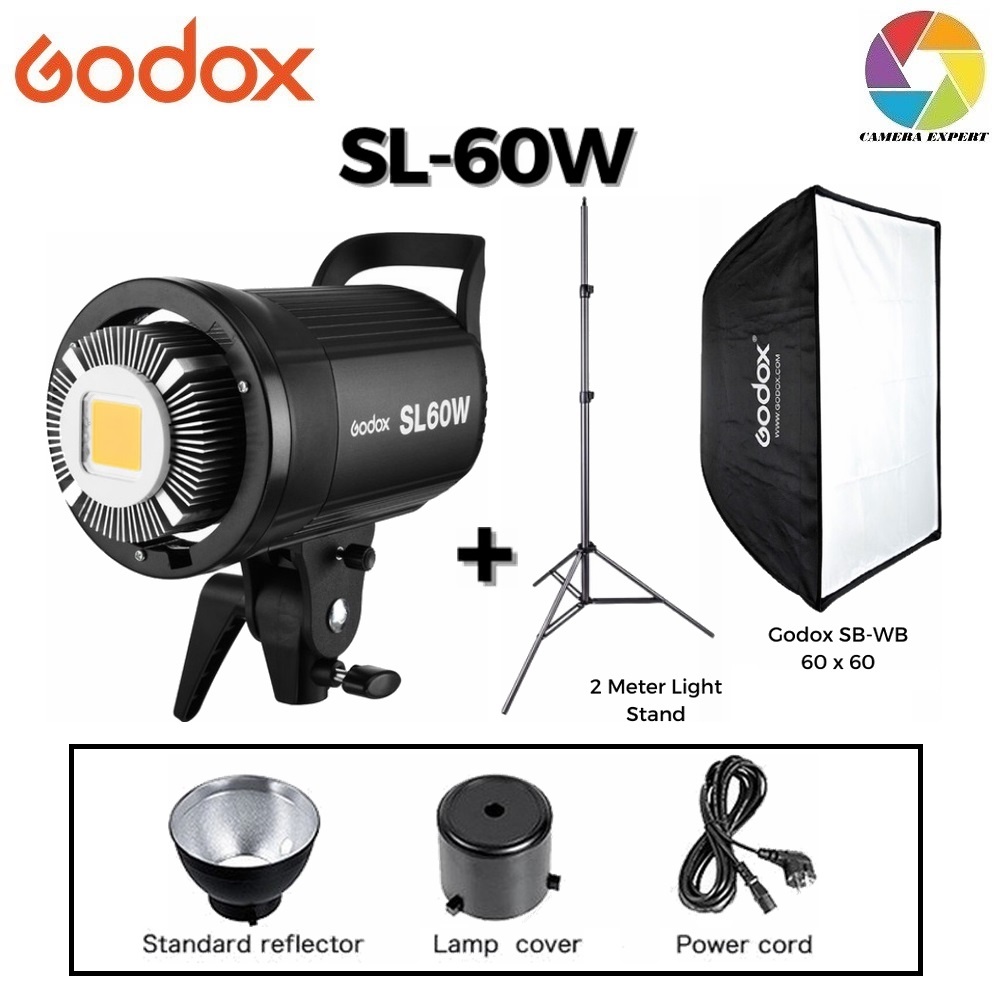 Godox SL-60W (95cm ソフトボックス&ライトスタンド付き) | www.eva.id