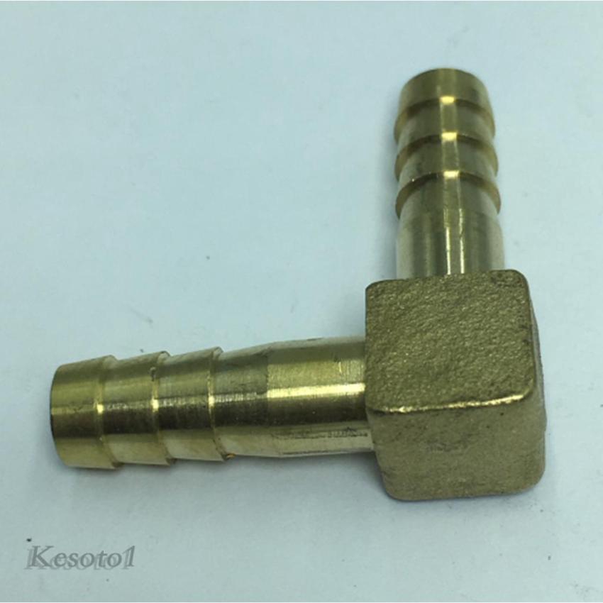 New Hose ID/Hose Barb 90 Degree L Right Angle Elbow Union Brass Fitting Water/Fuel/Air 10mm 1, 3/8 