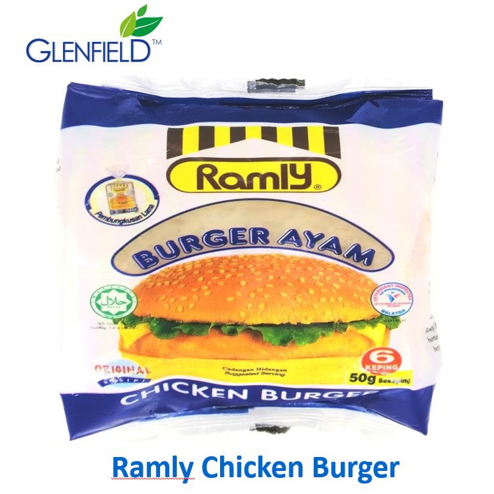 Ramly Chicken Burger Patty - 6 Pieces Per Packet | Shopee Malaysia