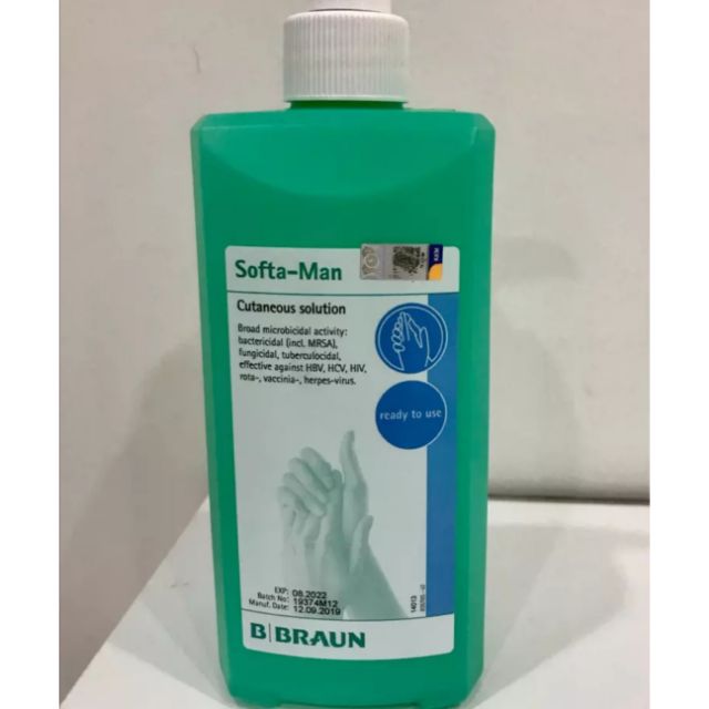 (100% ORIGINAL PRODUCT) HAND SANITIZER B BRAUN SOFTA-MAN CUTANEOUS ...