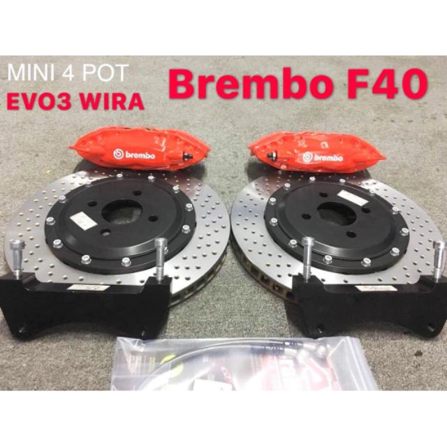Brembo F40 Caliper + Rotor 285mm Grade AAA One Set For EVO3 GSR LANCER