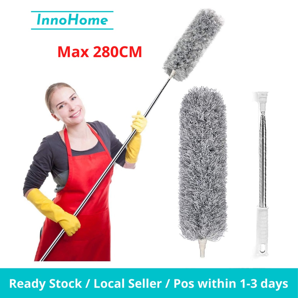 READYSTOCK -Microfiber Duster 280CM Extendable Feather Duster Washable ...