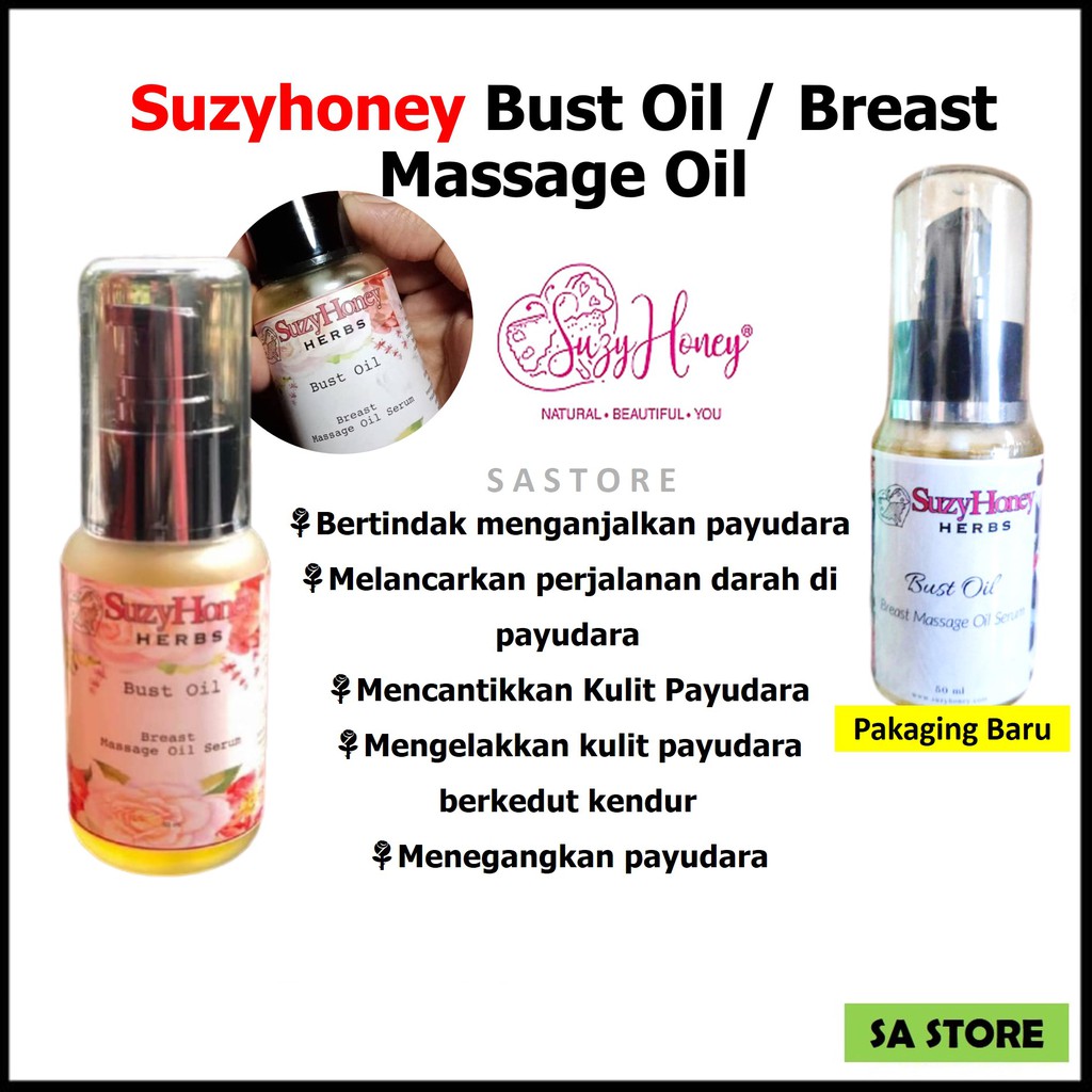 Suzyhoney Bust Oil / Breast Oil / Breast Massage Oil ...