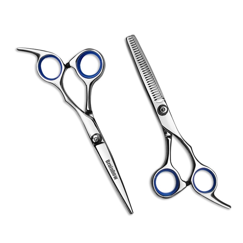 6 Professional Barber Salon Hair Cutting Shears Thinning Scissors