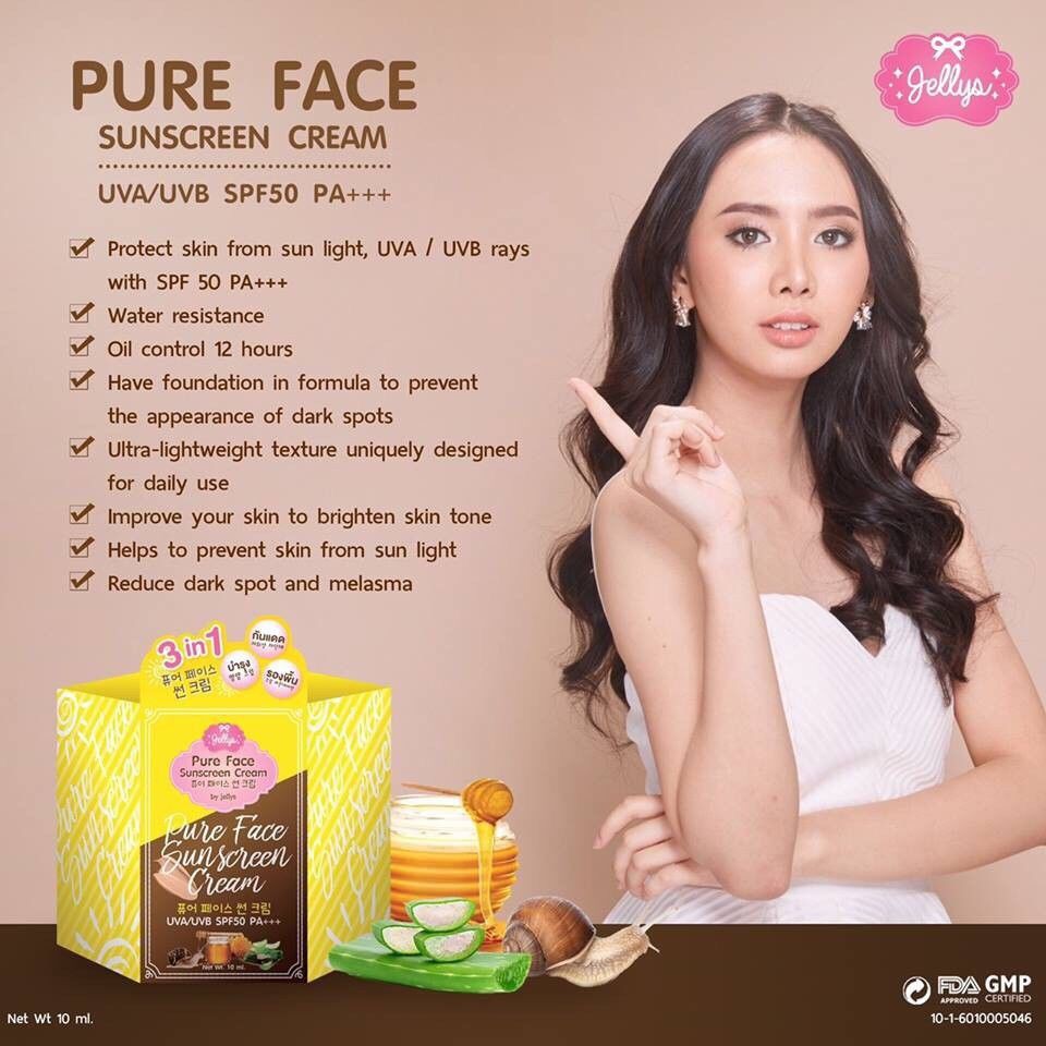 pure face sunscreen cream