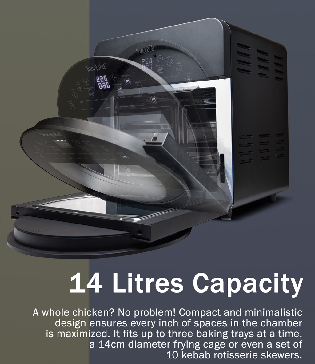 Innofood 14L Digital Air Fryer Oven