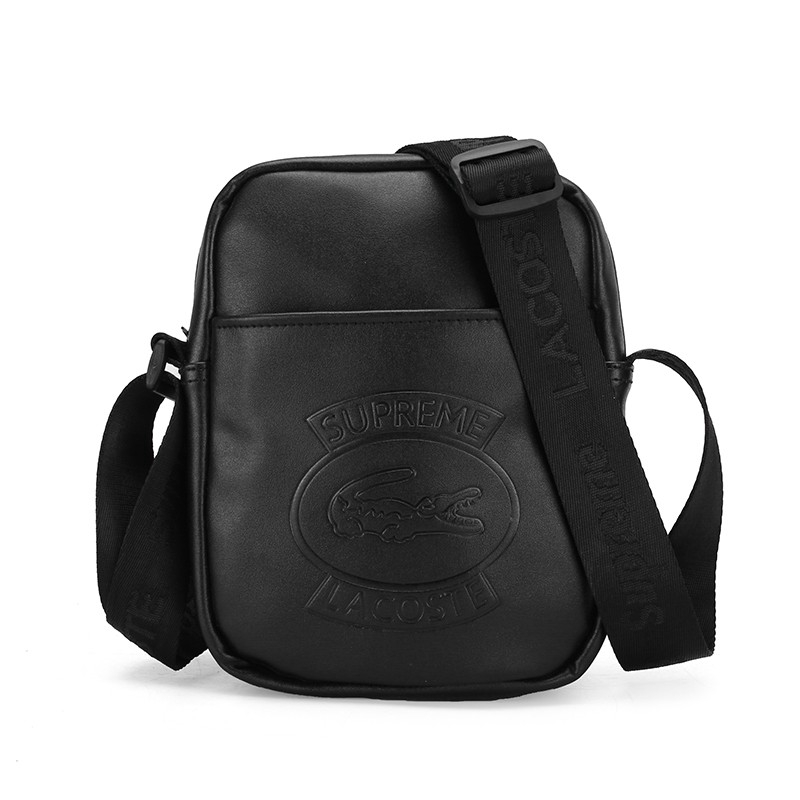 lacoste black sling bag