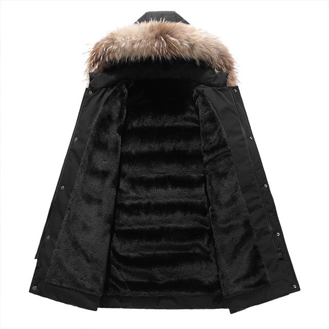 fleece hooded warm coat