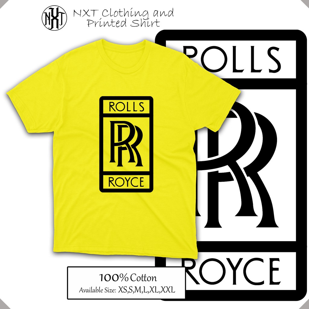 Rolls Royce Car Brand Logo High Quality Shirt (LC23)