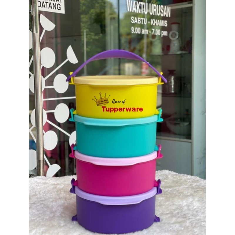 Tupperware Tup Tiffin Set Mini Click To Go + FREEGIFT Shopee Malaysia