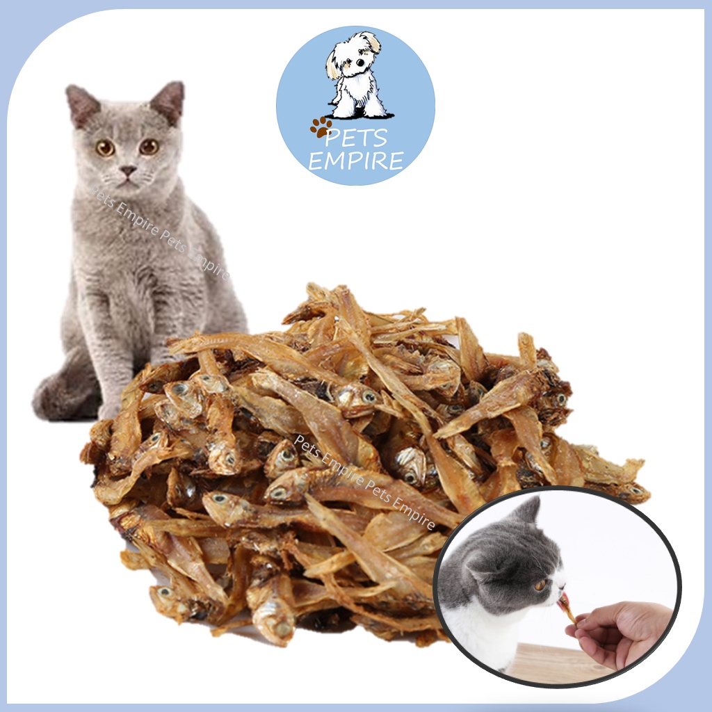 Pets Empire Cat Snacks Dried Anchovies Makanan Ringan Kucing 50g