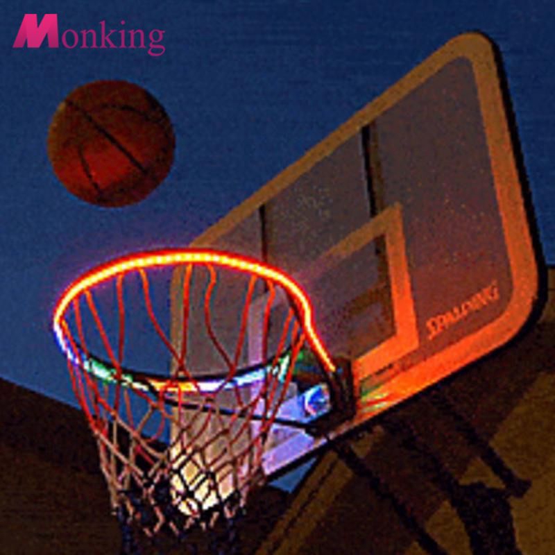 Basketball Rim Led Solar Light Playing At Night Light Boys Bedroom