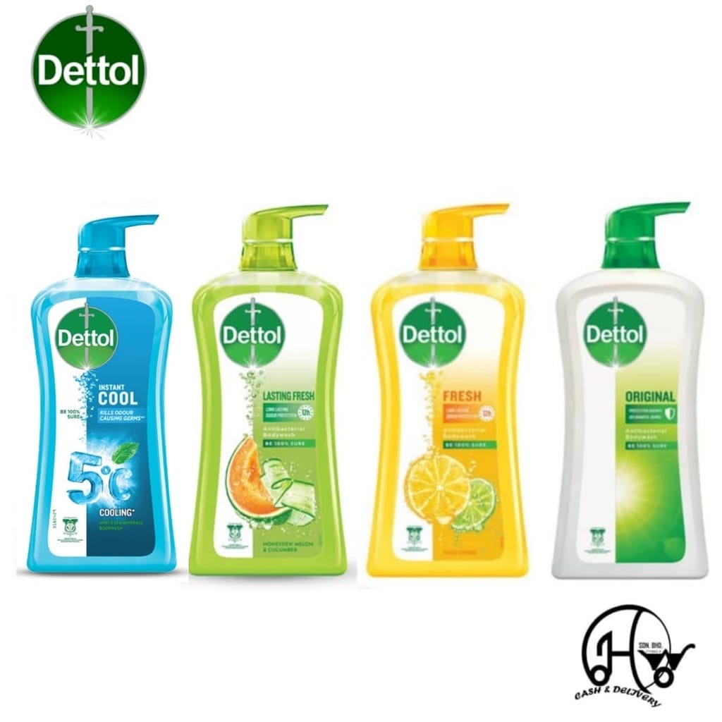Dettol Shower Gel Original/Fresh/Cool/Lasting Fresh 500g Shopee Malaysia