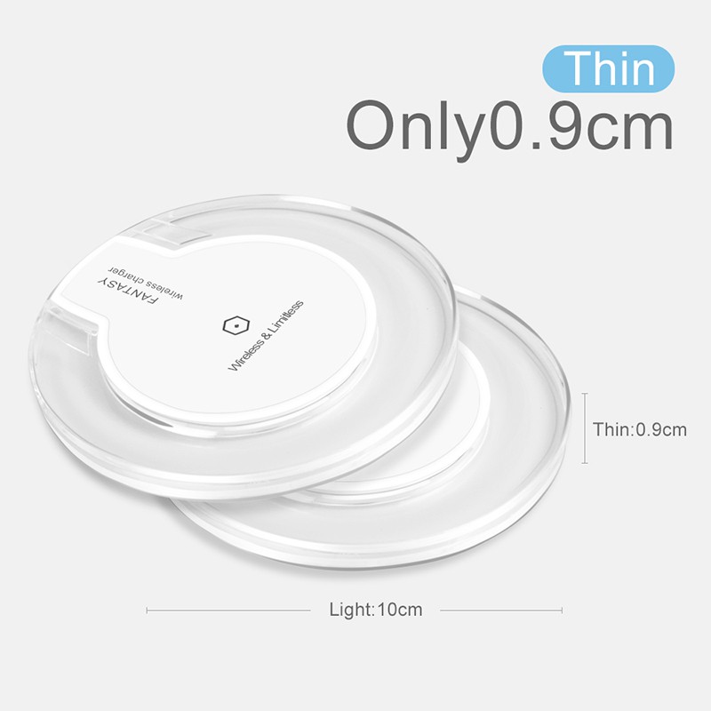 Qi Wireless Charger Power Fast Charging and Patch For Android Huawei Max Samsung S9