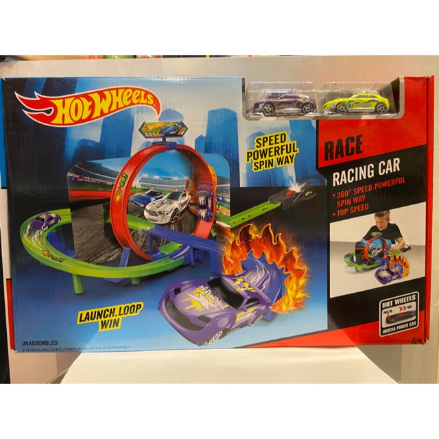 Hot Wheels Track Set With Racing Car | Shopee Malaysia