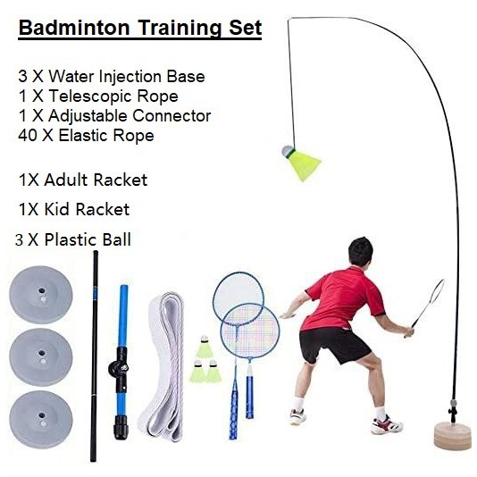 Badminton Training Equipment Solo Badminton Single Player Badminton 羽毛球练习 单人羽球 热身运动