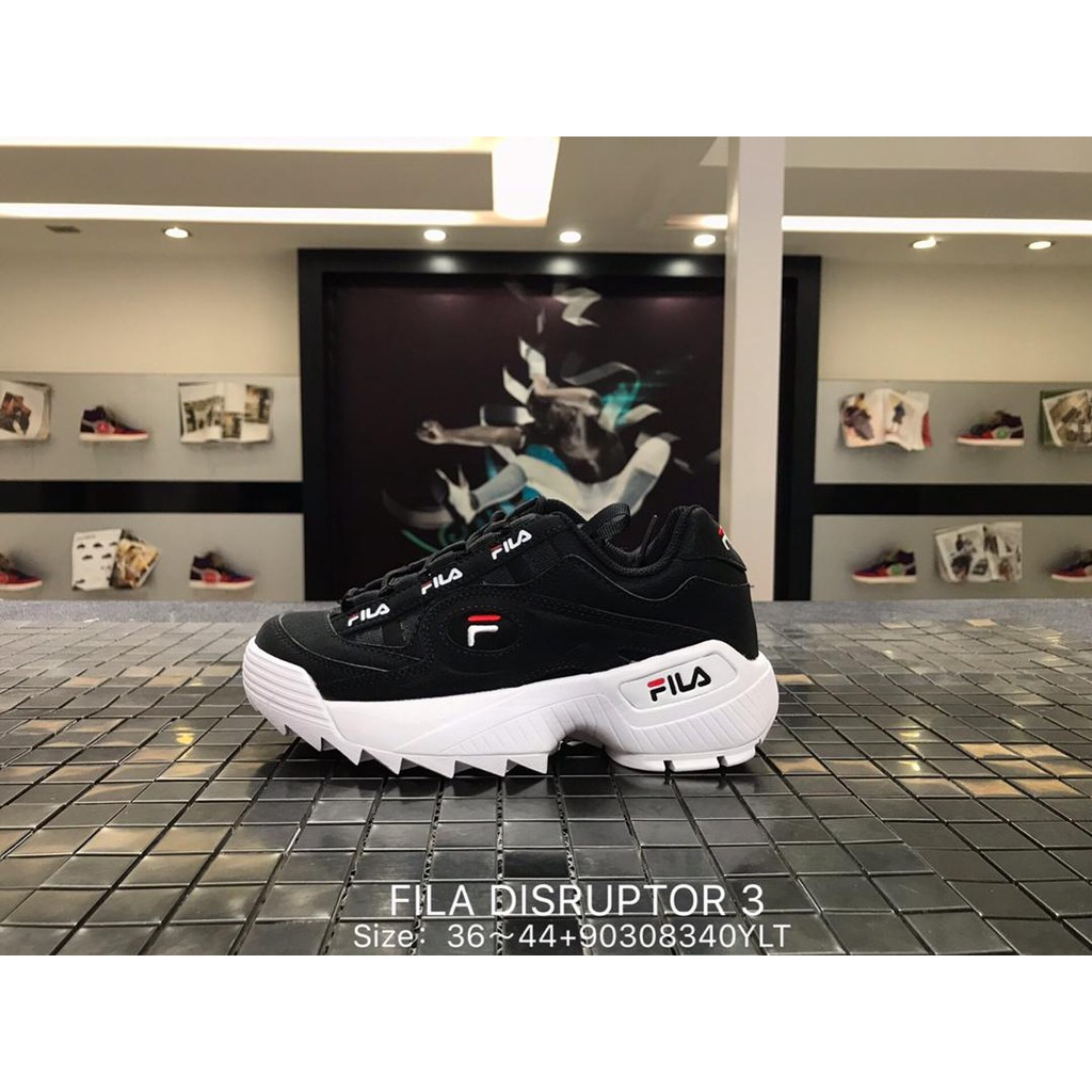 fila disruptor 3 black womens