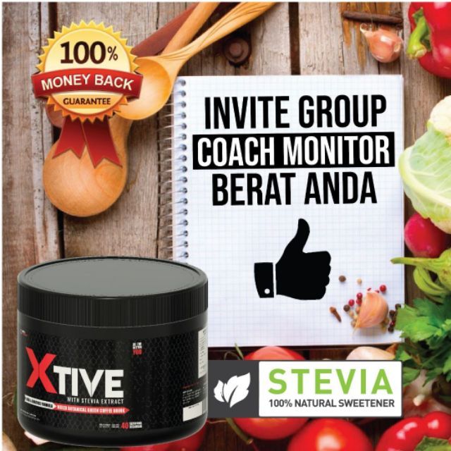 Xtive Fat Burner / suppliment kurus / ubat kurus FREE 