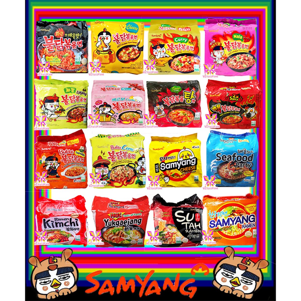 Samyang Hot Spicy Ramen In Beg 5pcs Type All Halal