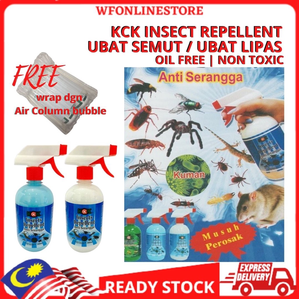 KCK Insect Repellent Spray Ubat Lipas Anai anai Cicak Pepijat viral