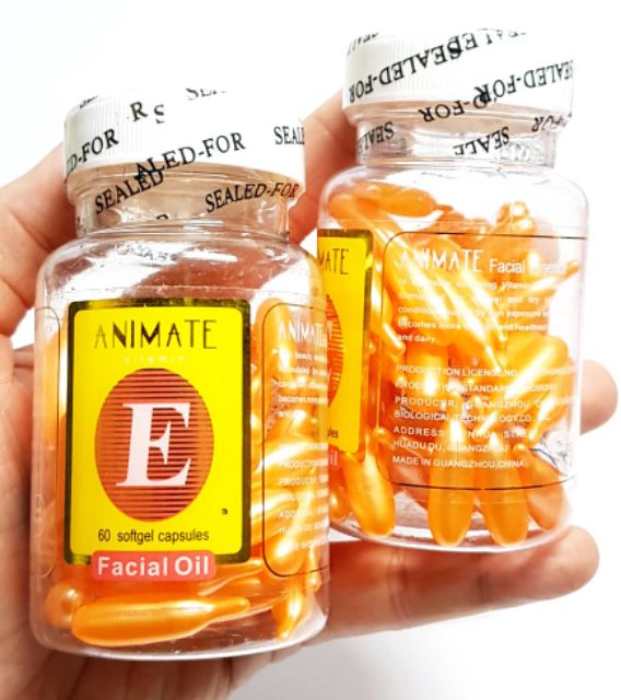 Animate Vitamin E Facial Oil/ Sell Loose by Piece Only/ Tak jual satu  bottle | Shopee Malaysia