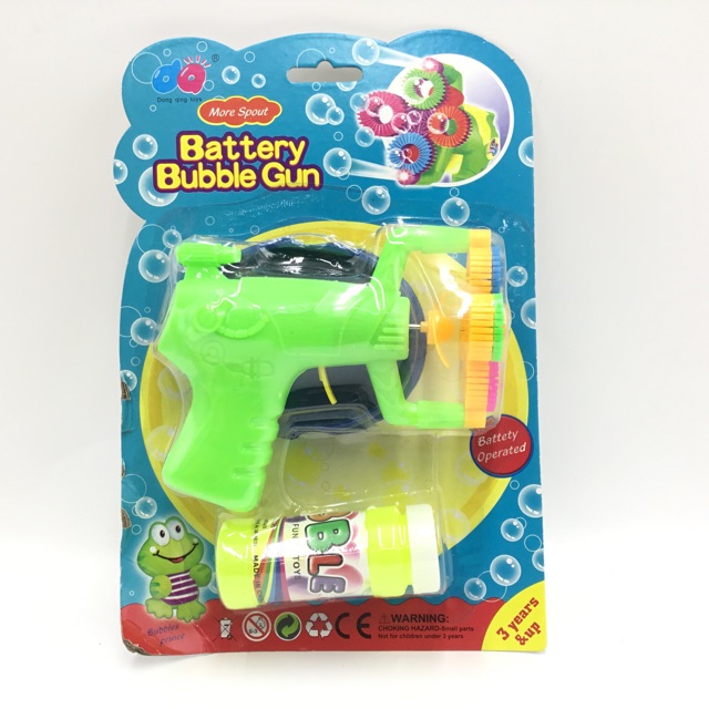 bubble gun battery