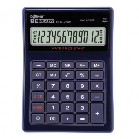 DOLPHIN BEREADY ELECTRONIC CALCULATOR 12DIGITS DOL-2802 | Shopee Malaysia