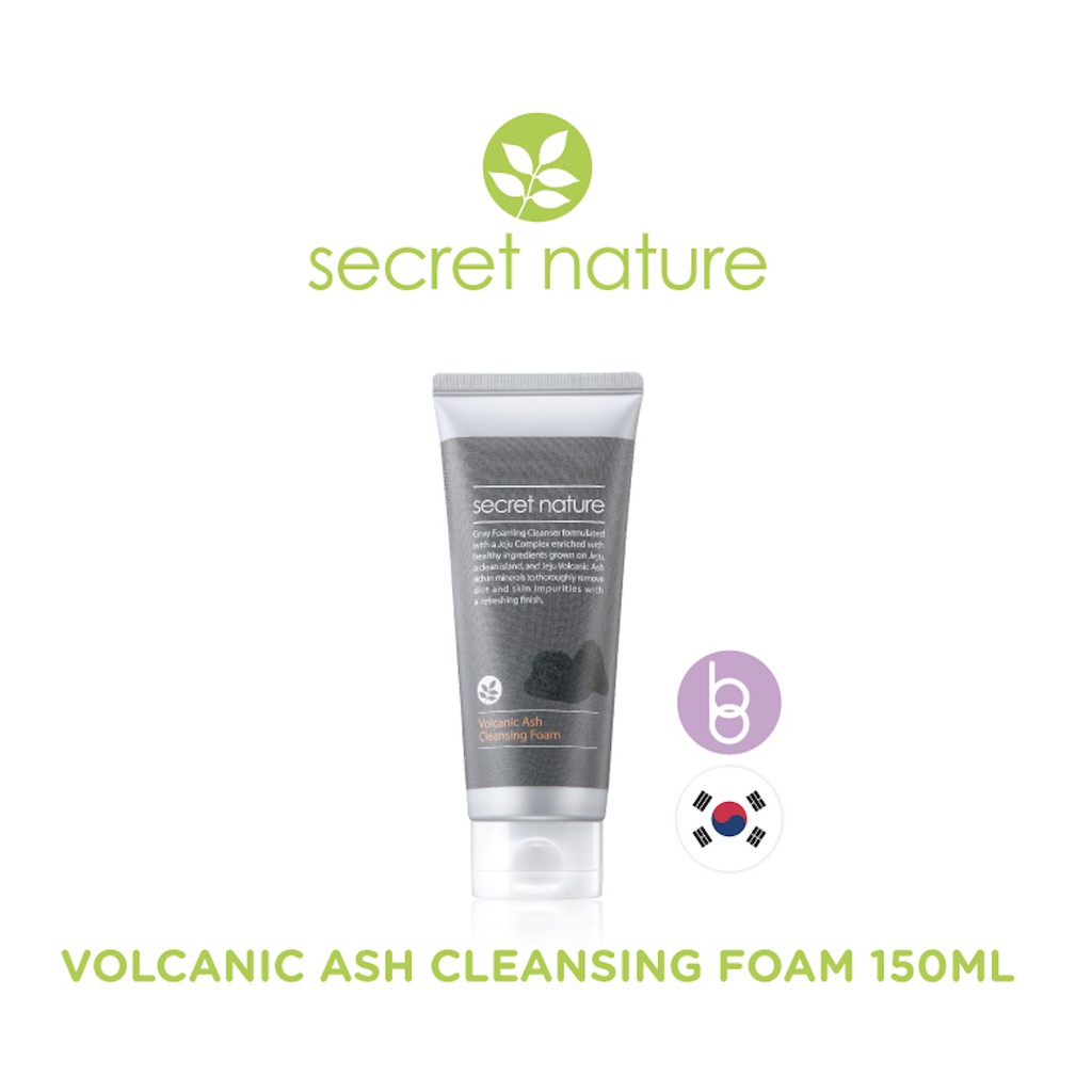 secret nature volcanic ash cleansing foam