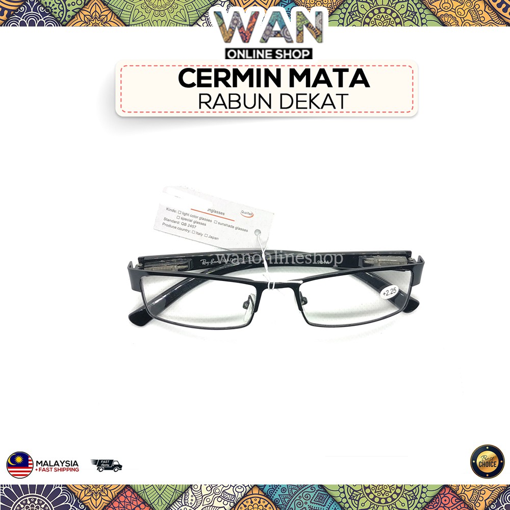 Cermin Mata Rabun Dekat / Short Sight Eyeglasses | Shopee ...