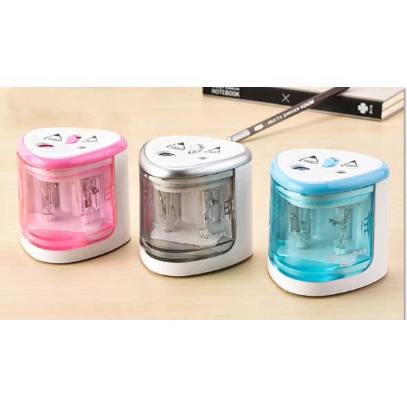 Electric Two Holes Pencil Sharpener Automatic Pencil Sharpeners Home