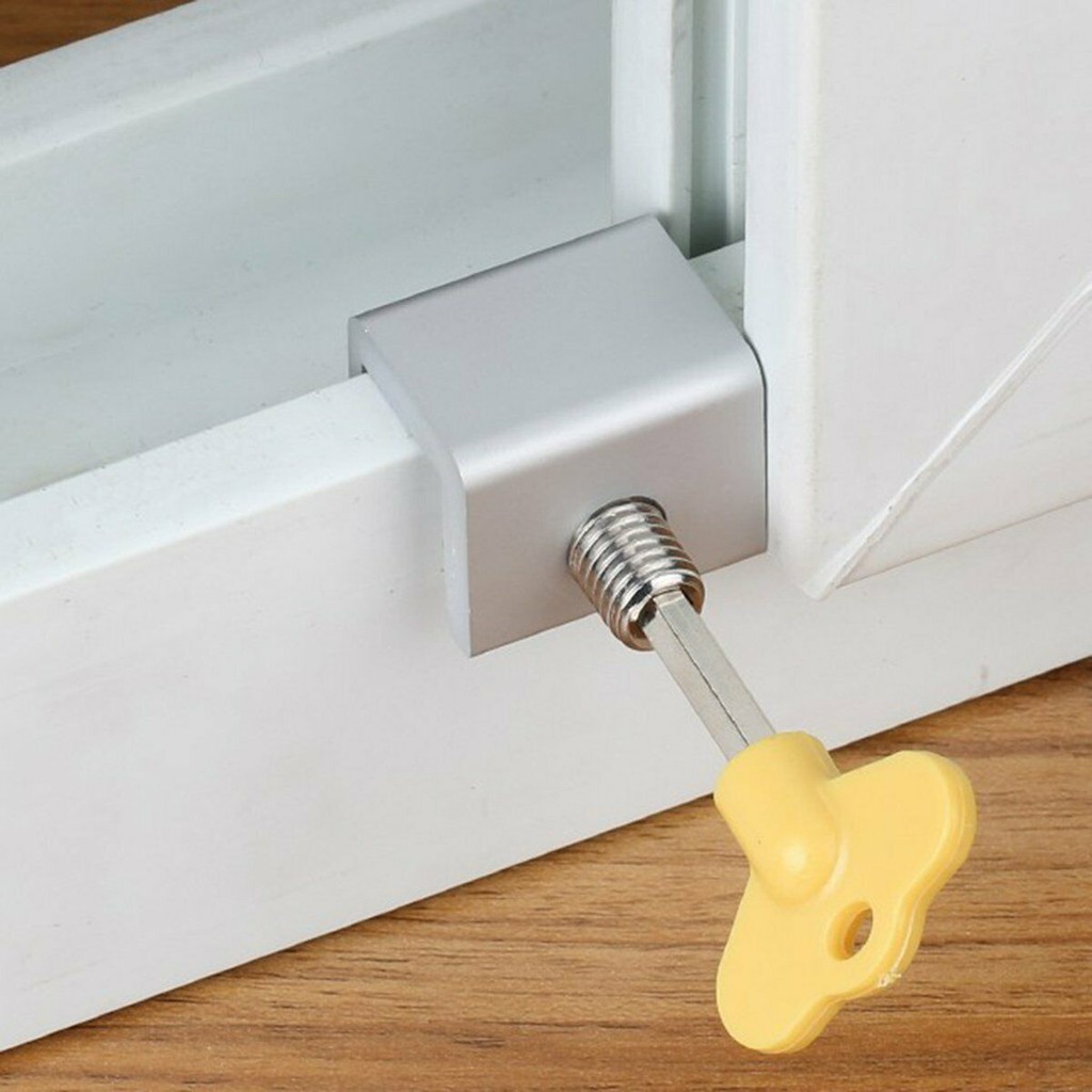 UK Move Window Child Safety Protection Sliding Window Lock Security Sash Stopper