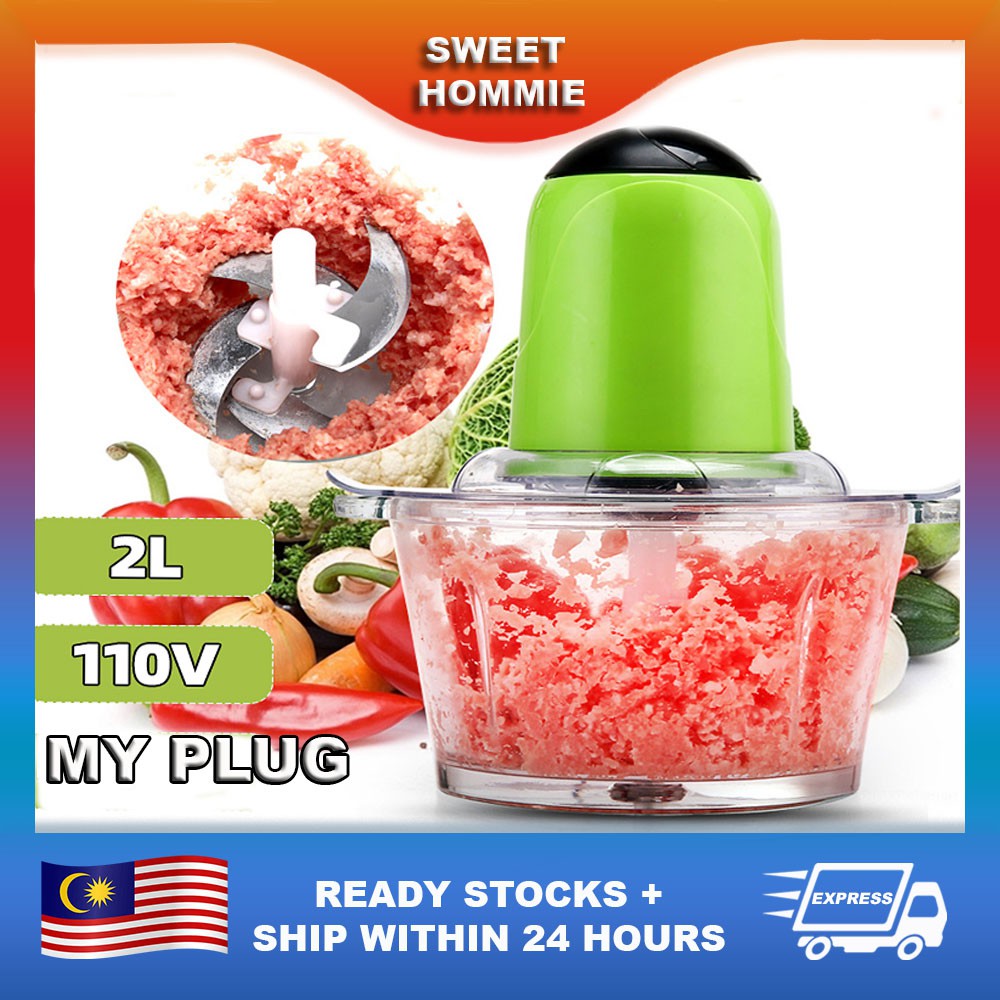 Electric Meat Grinder Cooking Multipurpose Pengisar Bawang Mixer