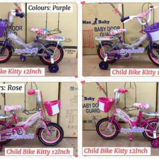 hello kitty bike for baby