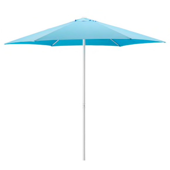 Ikea Hogon Parasol Light Blue 270 Cm Easy To Open Close The Canopy S Colour Lasts Longer In The Sun Can Wash Shopee Malaysia